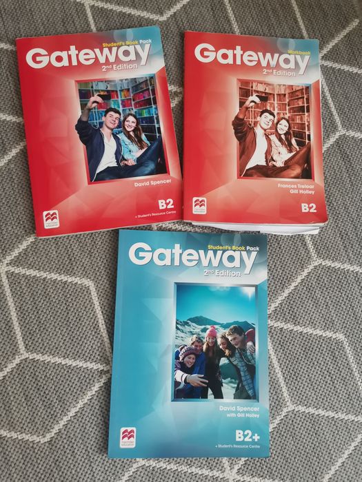 Gateway 2nd edition B1, B2, B2+, учебник +учебна тетрадка
