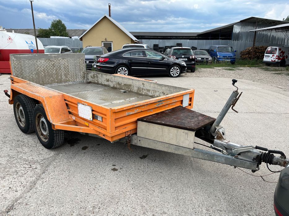 Remorcă utilaje/ATV/miniexcavator 3,5t