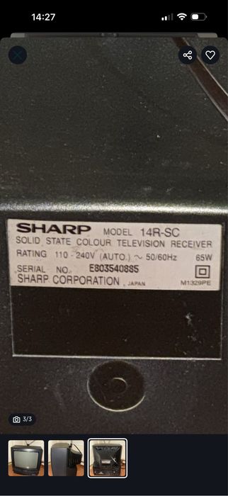 Срочно продается Японский мини телевизор SHARP!