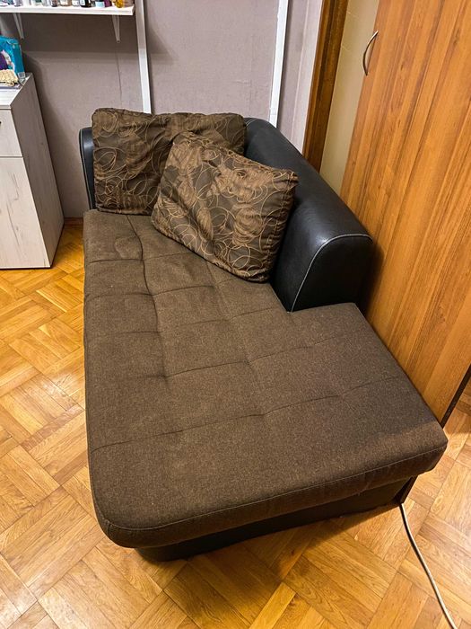 Ъглов диван (2 части) + ТВ шкаф