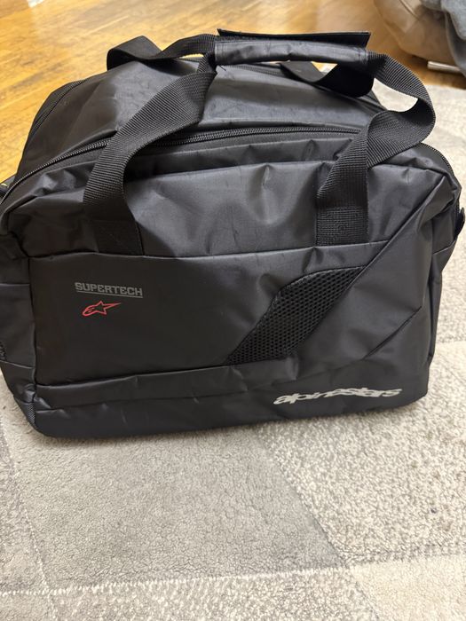 Карбонова Каска ALPINESTARS Supertech R10 Team Black/Carb/Red/White