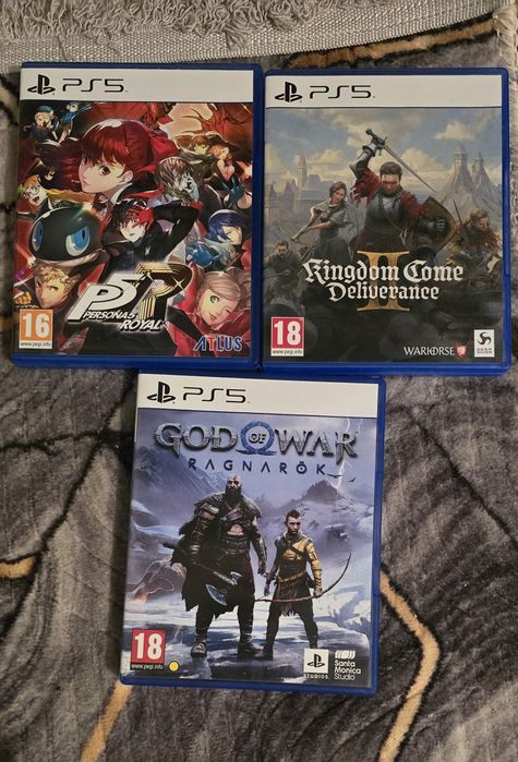 Vand sau schimb jocuri ps5 persona 5, gow, kcd2
