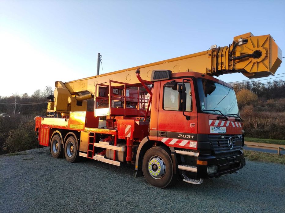 Nacela PRB 40m Mercedes Actros 2631, An Fabricatie : 2002,  291200 km