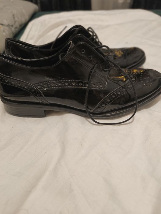 Pantofi piele naturala lacuita pentru evenimente Nr 38