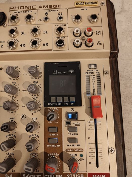 Mixer Phonic AM6GE gold edition