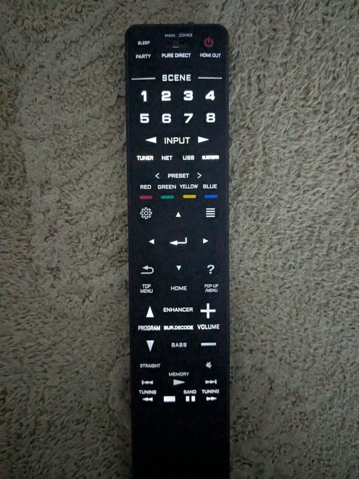 Telecomandă compatibilă Yamaha RAV570 ZZ47560Noua