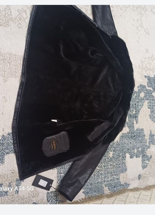 Дубленка кожанный