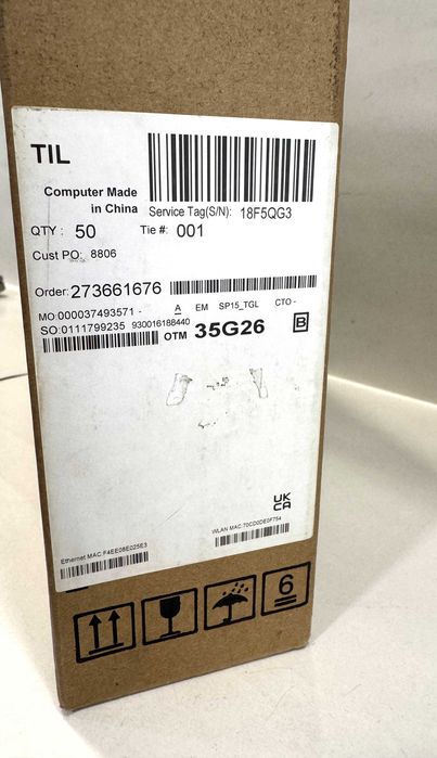 Laptop Dell Latitude 5520, 256GB SSD/8GB RAM, NOU!