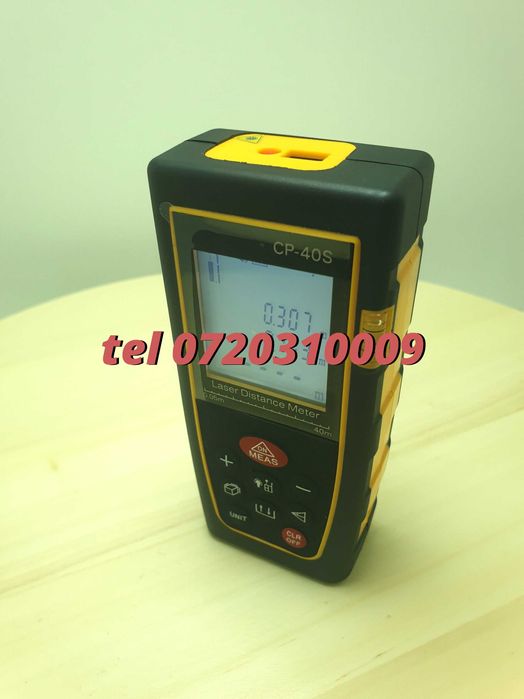 Telemetru Laser 40m Pentru Masurare Distante  Husa Inclusa Functii