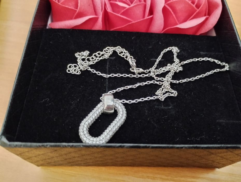 Lănțișor și cercei argint