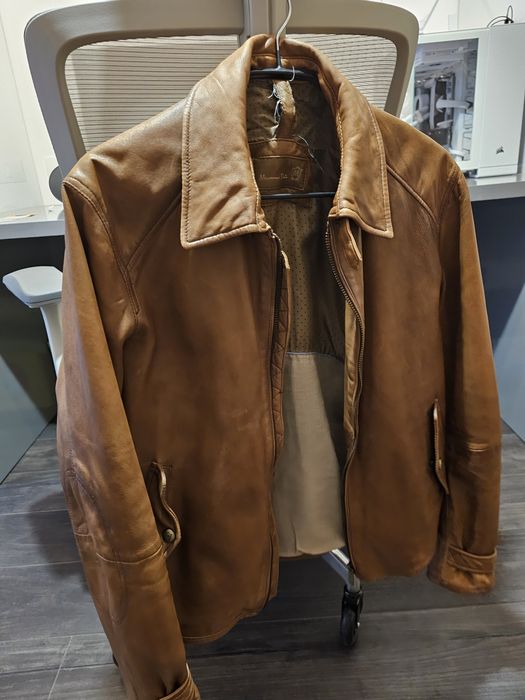 Geaca de piele Massimo Dutti