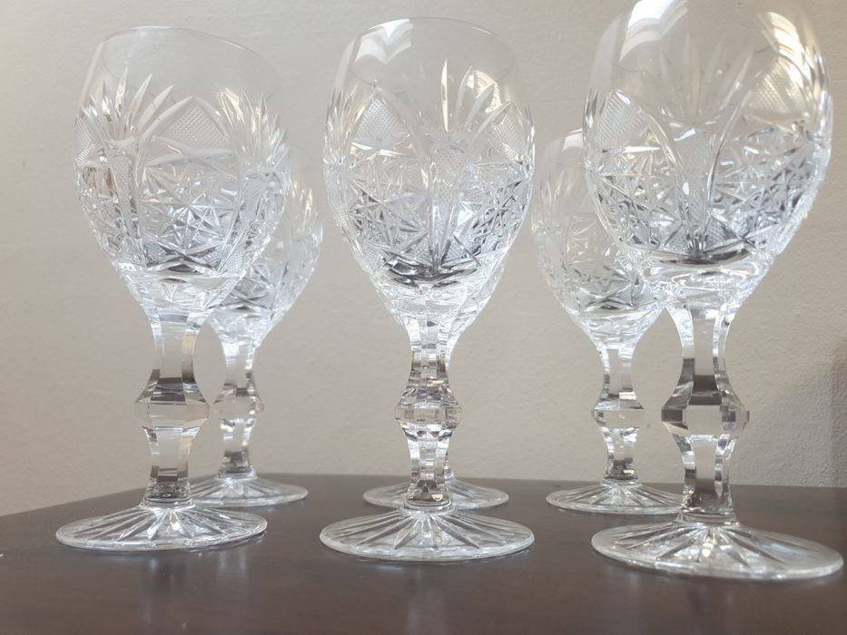 Set  6 pahare cristal