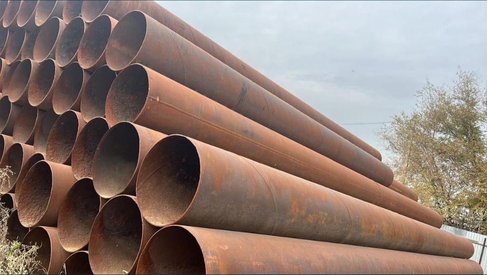 Трубы стальные разного диаметра