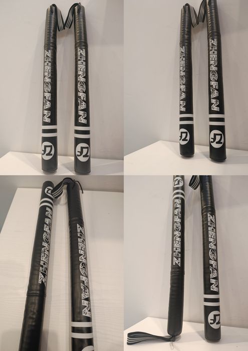 Țintă cu băț pentru arte marțiale, piele PU, 2 bucăți noi