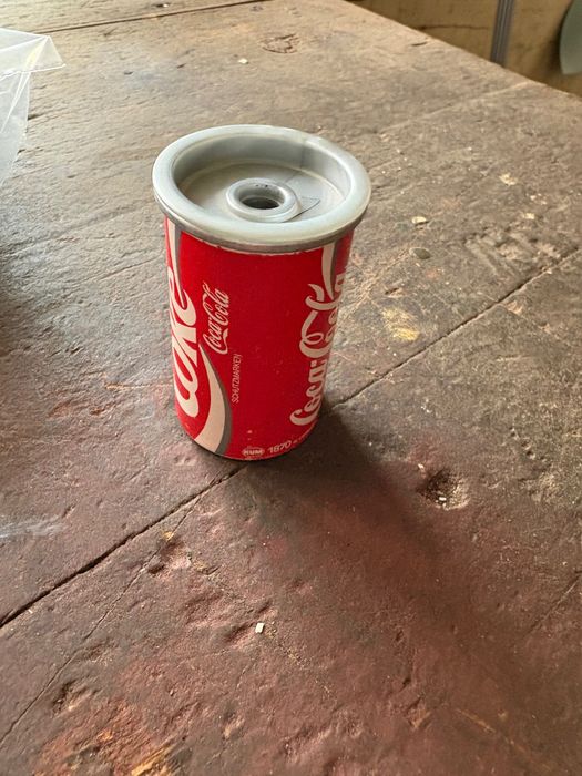 ascutitoare creioane aluminiu veche - Coca Cola - pt colectie
