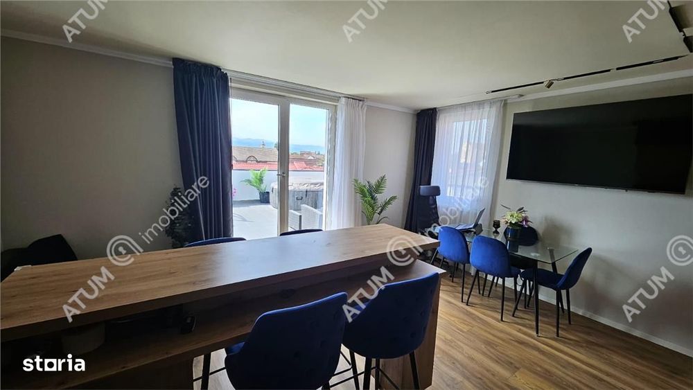 Penthouse cu 2 camere terasa 2 locuri parcare zona Turnisor din Sibiu — fotografia 3