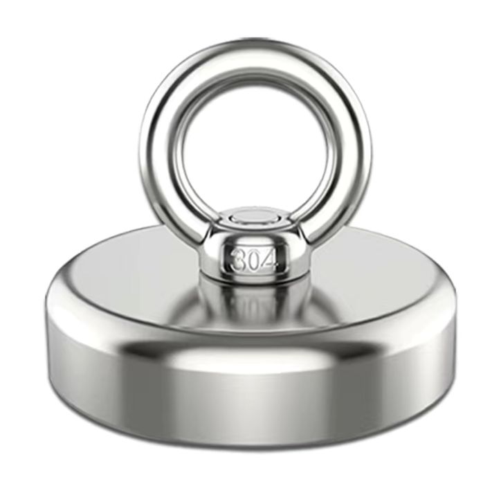 Большой магнит неодимовый 9см м10 304 поисковой