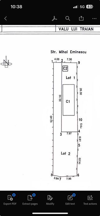 Teren de vanzare Valu lui Traian