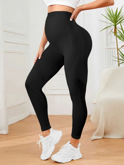 Colanti Fitness Belly Support Black pentru gravide