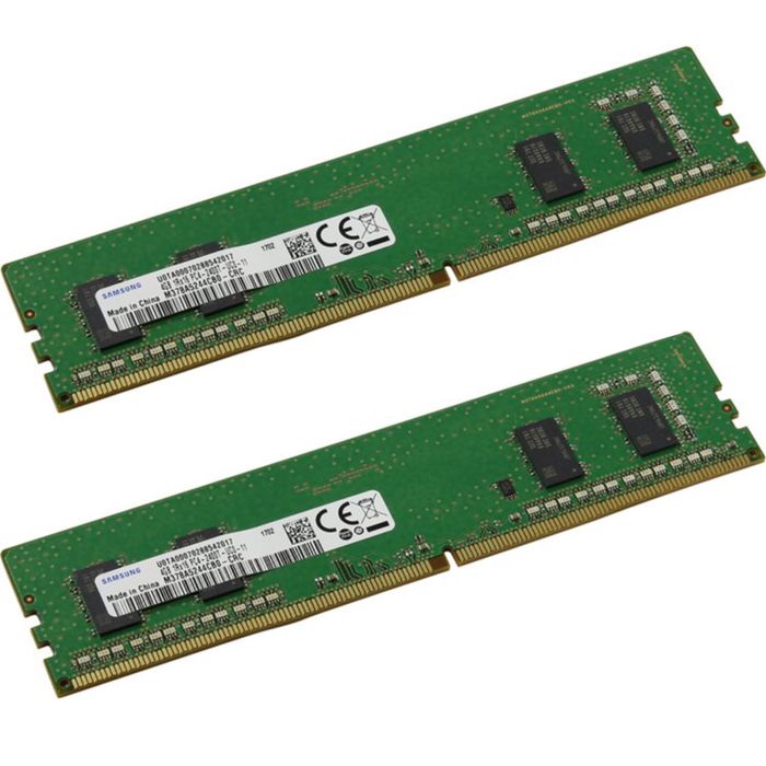 2 плашки ОЗУ Samsung 2666hz DDR4