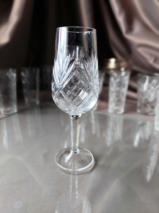 Хрустальные фужеры 6шт