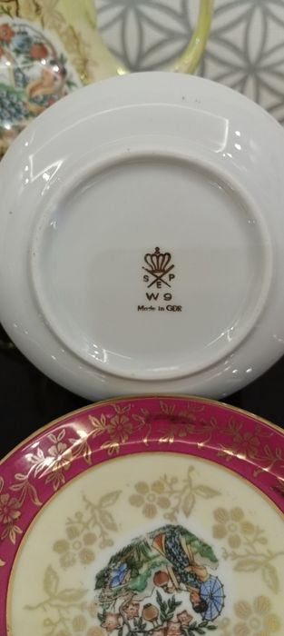 Кофейный сервиз золотая Мадона  ГДР 1976 год