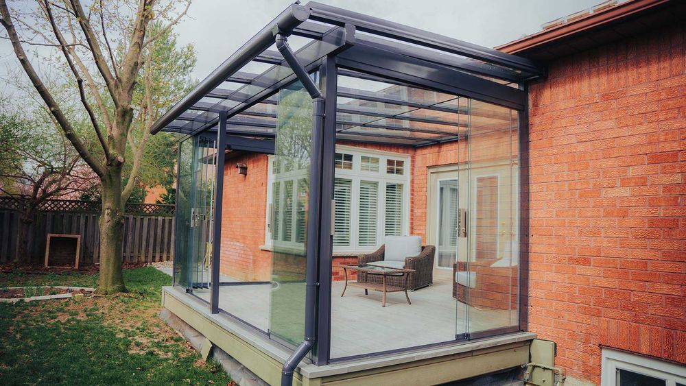 Алюминиевое остекление террас и фасадов