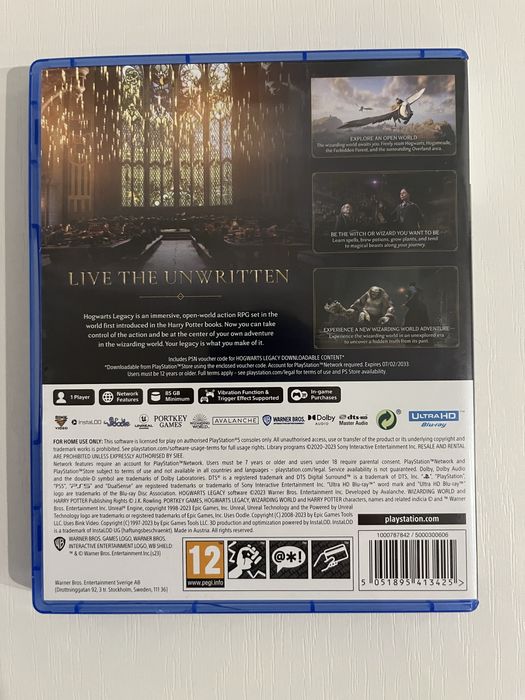 Hogwarts legacy игра на playstation 5