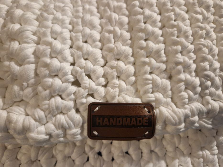 Geanta handmade, alba