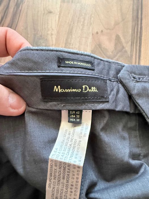 pantaloni Massimo Dutti gri, Eur 42, Usa\Mex 32