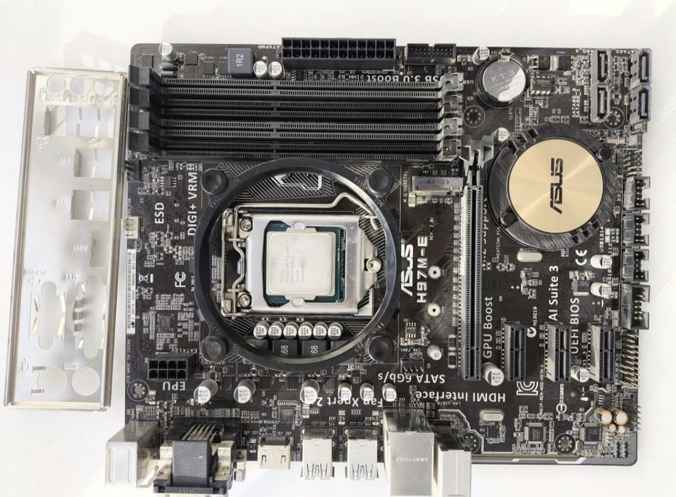 Хороший комплект Asus H97M-E + Intel Core i5-4460