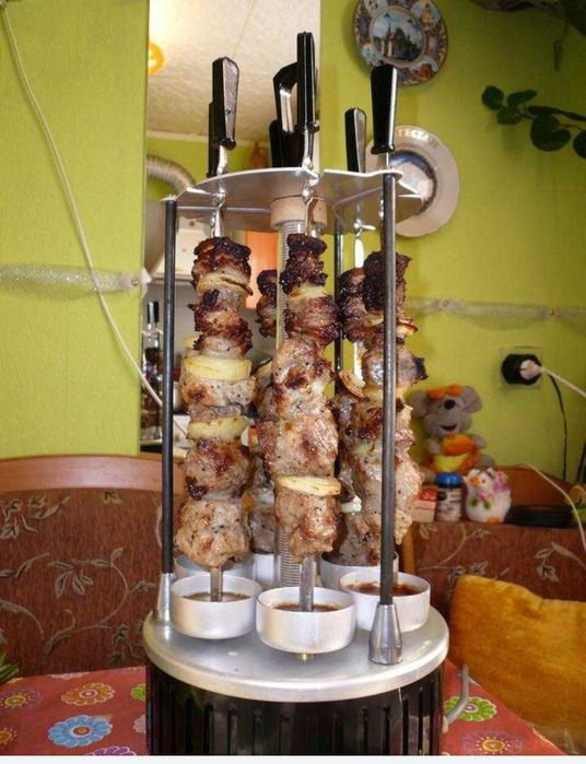 Продается электро шашлычница. Новая