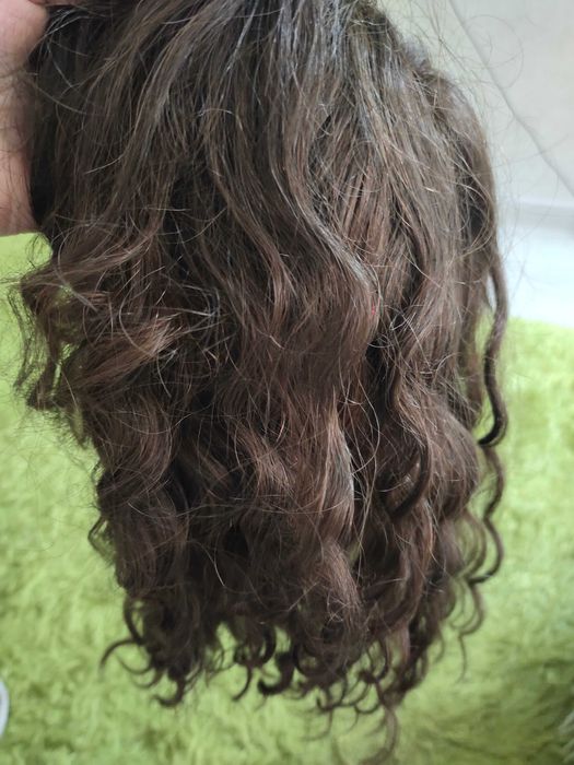 Парик натуральные волосы новый