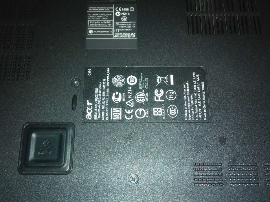 Лаптоп Acer Travelmate 5730