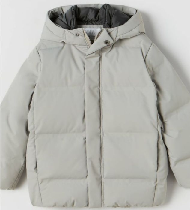 Zara детско яке: термо-запечатано пухено и водоотблъскващо 128-134см