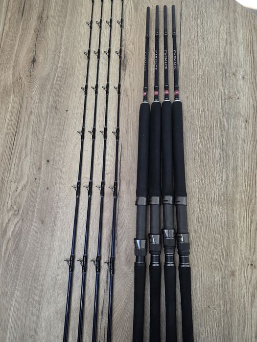 Set 4 lansete barca/Delta/somn  Penn Carnage 20lb