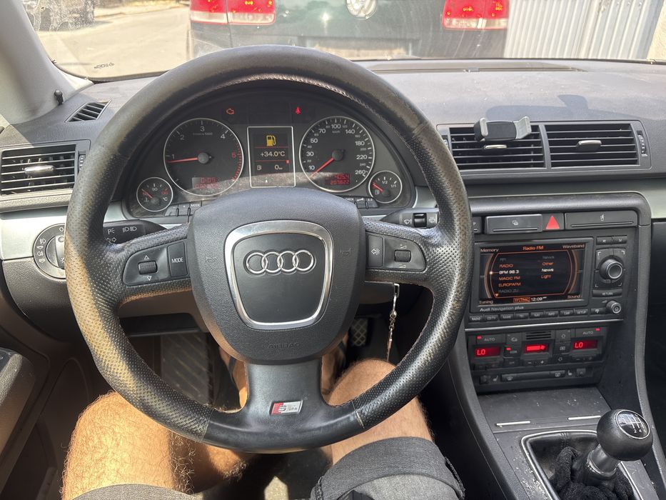 Navigatie panou clima ceasuri bord volan airbag audi a4 b7