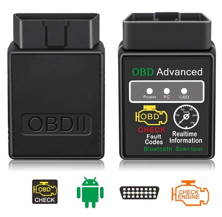 Interfață auto diagnosticare Bluetooth OBDII V1.5, Mini ELM327 OBD2