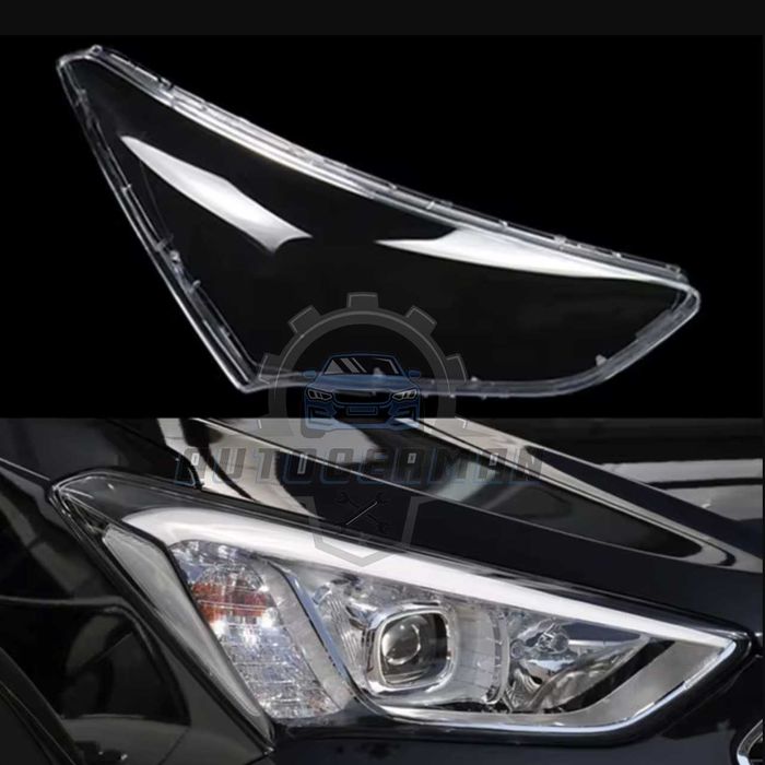 Капаци фарове Hyundai Santafe (13-15) стъкло фар крушки Хюндай Сантафе xenon