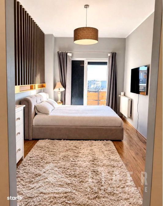 Apartament cu 3 camere de vanzare in Buna Ziua, mobilat si utilat.