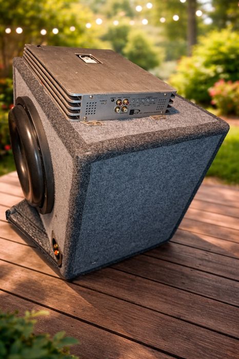 Сабвуфер edge и усилитель kick QS1600