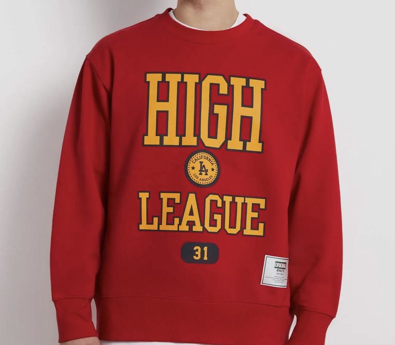 Красный свитшот Gloria Jeans XS