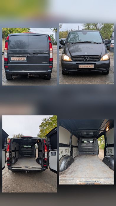 Mercedes Vito Viano  Aer conditionat  2008 euro 4  T5  F1 2500kg MMA