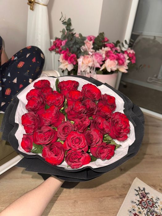 25шт роза свержий