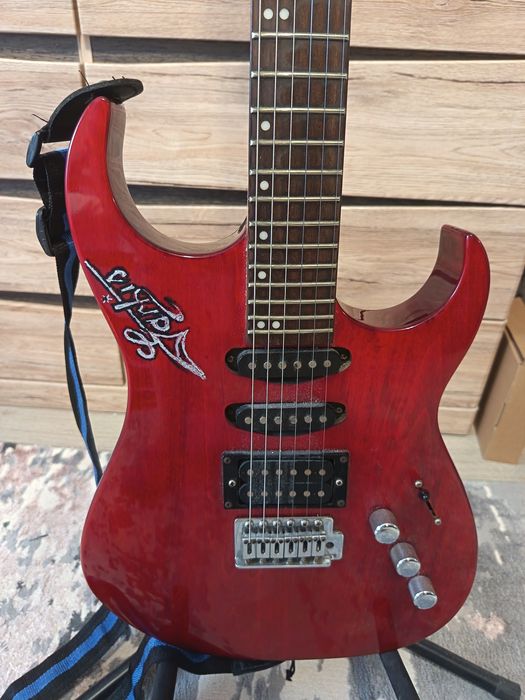 Chitara electrica cu autograf Jaguaru Samick Interceptor Greg Bennett Design