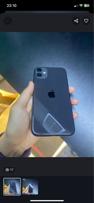 Айфон 11 черный цвет