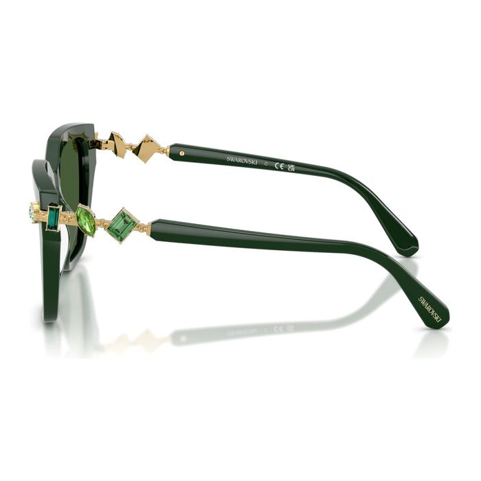 Swarovski SK6041 102671 Dark Green - Women's Sunglasses 53mm