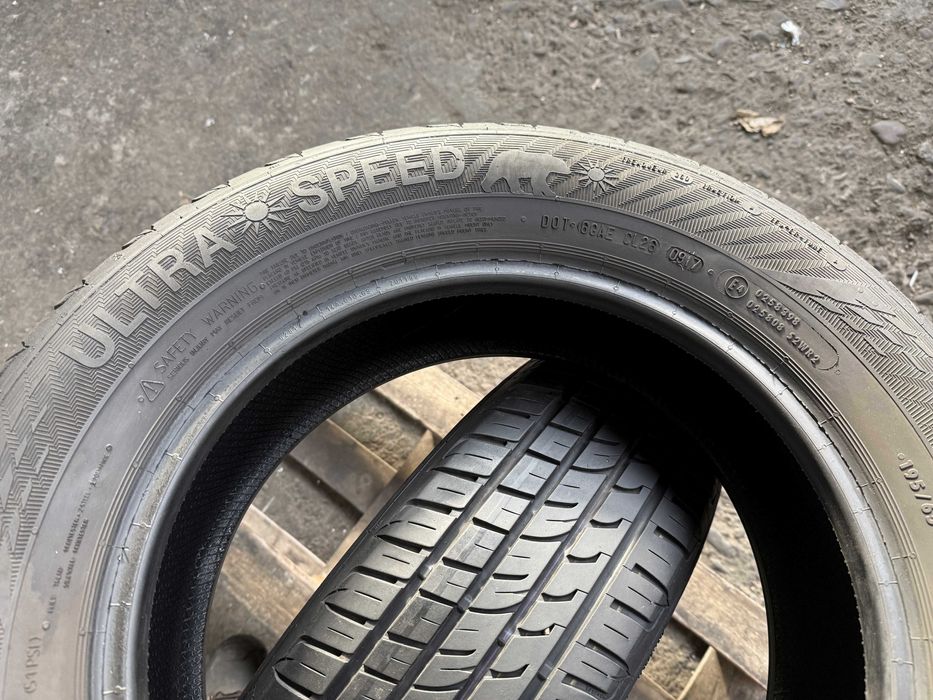# 2x Anvelope Vara 195/65 r15 - Gislaved Ultra Speed