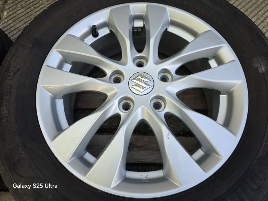 Лети джанти 16ки 5х114.3 Suzuki + летни гуми 205/60/16 Continental