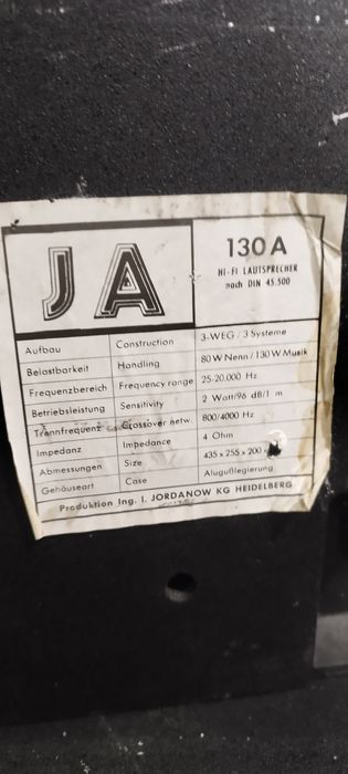 Трилентови тонколони алуминиеви 8" JA 130A